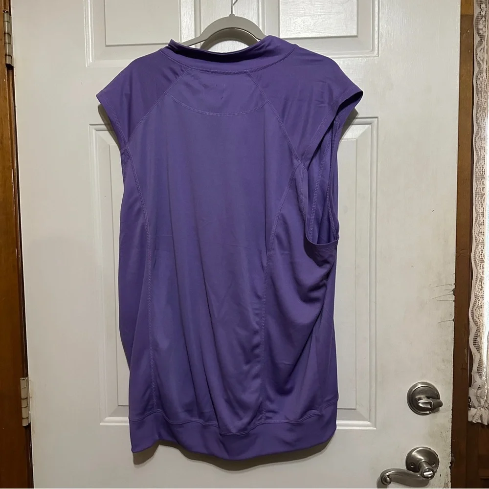 Fennec performance Vest Mens XL Grape 1/4 Zip Sleeveless Golf Jacket Lightweight